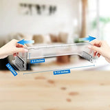 4 Pack Adjustable Air Vent Deflector, 9”-15” Transparent Deflector for Ceiling Registers, Floor, Sidewall (4)