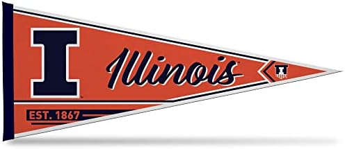Rico Industries NCAA Classic 12" x 30" Felt Wall Décor Pennant - Great for Home/Bed Room/Man Cave Décor