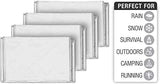 Swiss Safe Emergency Mylar Thermal Blankets + Bonus Space Blanket - Compact & Insulated for Cold Weather - Designed for NASA, Outdoor Camping, Survival, First Aid Car Kit - Silver, 25 Pack