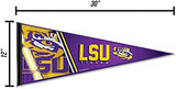Rico Industries NCAA Primary 12" x 30" Felt Wall Décor Pennant - Great for Home/Bed Room/Man Cave Décor