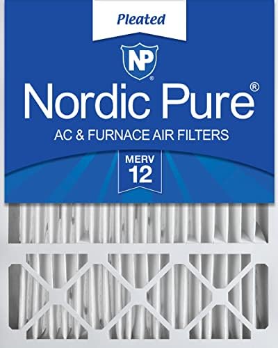 Nordic Pure 16x25x5 (15_3/4 x 24_3/4 x 4_3/8) Honeywell/Lennox Replacement MERV 12 Air Filter 1 Pack