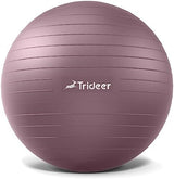 Trideer Yoga Ball - Exercise Ball for Workout pilates Stability - Anti-Burst and Slip Resistant for physical therapy, Birthing, Stretching & Core Workout, Office Ball Chair, Flexible Seating, Home Gym