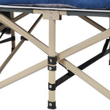 Yaheetech Folding Camping Cot Portable Outdoor Bed for Adults w/Mat & Storage Bag & Carry Bag, Heavy Duty Cots for Outdoor Travel & Office/Home Nap