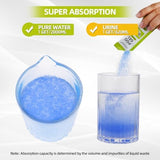 Portable Toilet Powder, Eco Absorbent Gel Liquid Waste Gelling and Deodorizing, Poo Urine Powder for Emergency Toilet Waste Treatment, Camping Outdoor Hiking