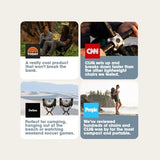 CLIQ Portable Chair - Lightweight Folding Chair for Camping - Supports 300 Lbs - Perfect for Outdoor Adventures - Sky