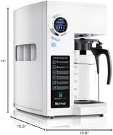 Bluevua RO100ROPOT-UV Reverse Osmosis System Countertop Water Filter - 6 Stage Purification with UV and Remineralization, Counter RO Filtration, Portable Water Purifier
