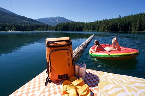 Backpack Cooler Insulated Leak Proof 30/45 Cans, 2 Insulated Compartments Thermal Bag, Portable Lightweight Beach Travel Camping Lunch Backpack for Men and Women