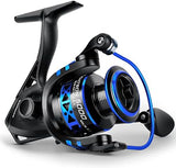 KastKing Centron & Centron Lite Spinning Reels, Freshwater and Saltwater Spinning Fishing Reel, Up to 17.5Lbs Max Drag, 5.2:1 Gear Ratio, Ultra Smooth Powerful, CNC Aluminum Spool, 9+1 BB Light Weight