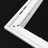 Fits 20x20 Duct Opening | Steel Return Air Filter Grille by Handua [Removable Door] for 1-inch Filters | Vent Cover Grill | White | HVAC Cold Air Intake Grille | Out Dim: 22 5/8"W X 22 5/8"H