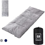 Gehannah Thick Camping Sleeping Pad, Soft Comfortable Microfiber Camping Cot Pads for Adults, Lightweight Foldable Sleeping mats for Traveling Hiking Backpacking Traveling