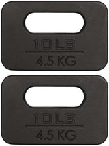 Yes4All Cast Iron Ruck Weight, Weighted Plate for Rucking, Swings, Squat, Strength Training - Multiple Weights: 10LB to 45LB