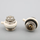 URPIZY 1/2 for BSP Automatic Air Vent Auto Cut-Off Self Bleeding Radiator Valve,Automatic Bleed Valve for Radiators, Automatic Bleed Valve for Heating (2PCS)
