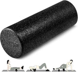 Yes4All High-Density Round Back Roller Foam, Exercise Foam Roller for Yoga, Pilates & Stretching - 12, 18, 24, 36 inch