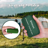 Zmoon Emergency Sleeping Bag 2 Pack Lightweight Survival Sleeping Bags Thermal Bivy Sack Portable Emergency Blanket for Camping, Hiking, Outdoor, Activities