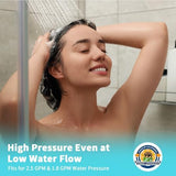 Shower Head with Handheld, Filtered Shower Head with 80" Extra Long Hose, 20-Stage Filter for Softening Hard Water to Improve Hair and Skin Problems