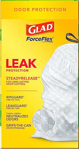 Glad Tall Kitchen Trash Bags 13 Gallon, Gain Original Garbage Bags, Odorshield with Drawstring, 80 Count