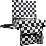 SPORT BEATS Stadium Seats with Back Support Bleacher Chairs with Back and Cushion Thick Padded Bleacher Seats Includes Shoulder Strap