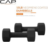 CAP Barbell Neoprene Dumbbell Weights Pairs & Sets | Multiple Colors
