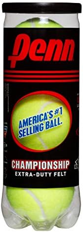 Penn Championship Tennis Balls - Extra Duty Felt Pressurized Tennis Balls