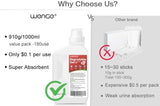Wenge Urine Super Absorbent, Solidifier - 180 Use Pre Poo gel for Toilet, Porta Potty Chemicals, Eco Absorbent Liquid Waste Gelling and Deodorizing Powder (Pink Rose Scent)