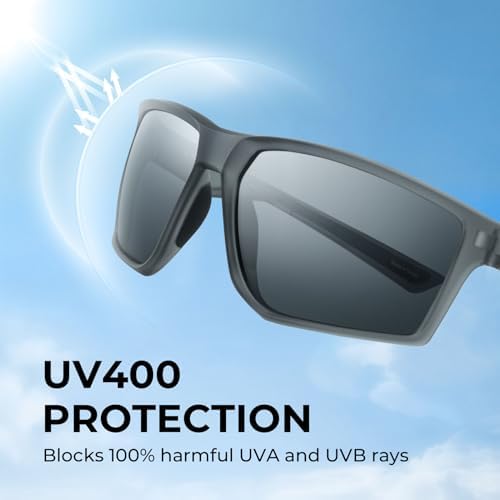 KastKing Osage Polarized Sport Sunglasses for Men and Women, Ideal for Driving Fishing Cycling Running, UV Protection