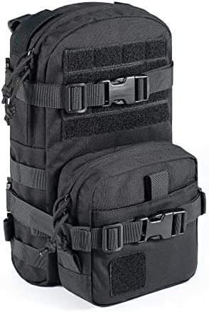 Tactical Small MOLLE Hydration Pack Outdoor Water Bladder Carrier Pack for Vest Backpack
