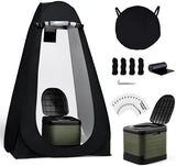 KNINE OUTDOORS Portable Camping Toilets for Adult, Outdoor Toilet for Camping, Privacy Tent with Carry Bags, Portable Potty, Washable and Foldable for RV Travel