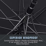 ZOMAKE Automatic Open Extra Large Golf Umbrella 51/54/62/68 Inch, Double Canopy Vented Windproof Oversize Stick Umbrellas for Rain