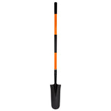 VNIMTI Heavy Duty Shovel with Fiberglass Handle for Digging and Gardening, Metal, 58 Inches