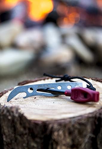 Buck Knives 863 Large Selkirk Fixed Blade Survival Knife with Fire Striker and Nylon Sheath