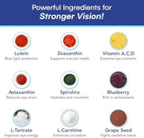 Eye Health Supplement – 14 Essential nutrients for Clear Vision, Blue Light Protection, and Long-Term Eye Health. Supports Clarity and Eye Wellness. 60 Capsules. (1 Pack)