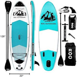 Roc Inflatable Stand Up Paddle Boards 10 ft 6 in with Premium SUP Paddle Board Accessories, Wide Stable Design, Non-Slip Comfort Deck for Youth & Adults
