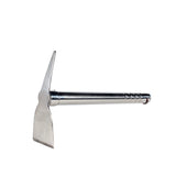 LUBAN Stainless Steel Garden Hoe Pick 15-inch Length Lightweight Weather Resistant Metal Multipurpose Hand Tool for Gardening Cultivator Weeding Seeding Turning Soil