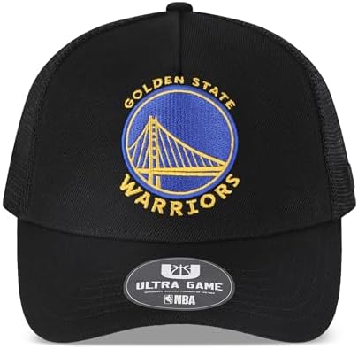 Ultra Game Men's NBA Official Snap Back All Around The World Trucker Baseball Cap Hat