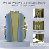 KastKing BlowBak Tactical Fishing Sling Tackle Bag - Lightweight Fishing Backpack - Storage for Gear and Equipment - Gift for Men