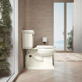 KOHLER 4639-RL-96 Cachet ReadyLatch Quiet-Close Round Toilet Seat, Soft Close Lid, Round Toilet Seat, Biscuit