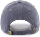 47 Brand MLB Vintage Navy Primary Logo Clean Up Adjustable Baseball Cap Hat, Adult One Size Fits All