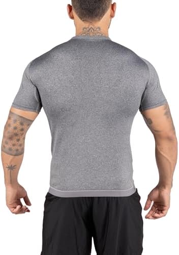 Kewlioo Men's Sauna Suit Shirt - Heat Trapping Sweat Compression Vest, Shapewear Top, Gym Exercise Versatile Shaper Jacket