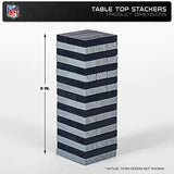 NFL Pro Football Tabletop Stackers Block Game by Wild Sports - Perfect Gift for NFL Football Fan, Dorm Game, Rec Room, Tailgate