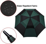 G4Free 47/54/62/68 Inch Automatic Open Golf Umbrella Oversize Extra Large Double Canopy Vented Windproof Waterproof Stick Umbrellas