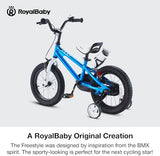 RoyalBaby Kids Bike EZ Freestyle Training Free Balance to Pedal Easy Learning Bicycle, 12-18 Inch for Toddlers to Big Kids