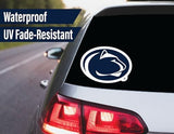 Penn State Stickers (14 Piece) Penn State University Gifts for Men Football Fans for Car Laptop Water Bottle + 2 Large PSU Nittany Lions Car Decals, 10 Water Bottle Size, 2 Keyboard Size