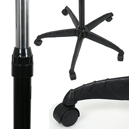 Epetlover 1300W Adjustable Hooded Hair Dryer Professional Stand Up Bonnet Hair Dryer Salon Equipment with Rolling Base for Home Hair Drying