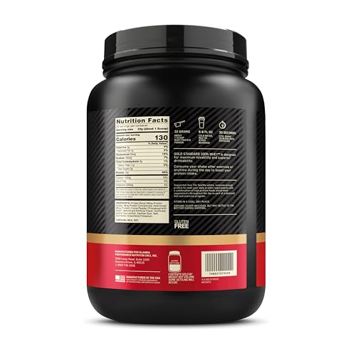 Optimum Nutrition New Flavor Gold Standard 100% Whey Protein Powder, S'Mores, 2 Pound (Pack of 1) (Packaging May Vary)