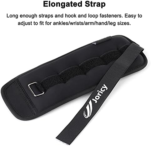 Ankle Weights A Pair of 1/2/3/4/6/8/10/12/20 LBS Wrist Leg Arm Weights for Women Men kids child with Adjustable Straps, Strength weighted for Physical Therapy Running Walking Fitness Gym Workout