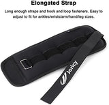 Ankle Weights A Pair of 1/2/3/4/6/8/10/12/20 LBS Wrist Leg Arm Weights for Women Men kids child with Adjustable Straps, Strength weighted for Physical Therapy Running Walking Fitness Gym Workout