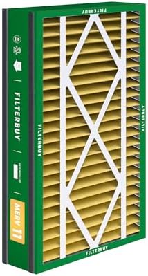 Filterbuy 16x25x3 Air Filter MERV 11 Allergen Defense (2-Pack), Pleated HVAC AC Furnace Air Filters Replacement for Trion Air Bear, Lennox X0581, and More (Actual Size: 15.63 x 24.13 x 3.00 Inches)