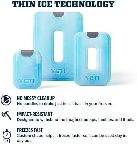 YETI Thin ICE Refreezable, Reusable Cooler Ice Pack