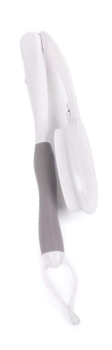 Juvo BWLA01 Premium All-in-One Wand Applicator, 23" Long Reach Handle, Adjustable, Includes Bath Sponge and Lotion Pad, 1 Count, White