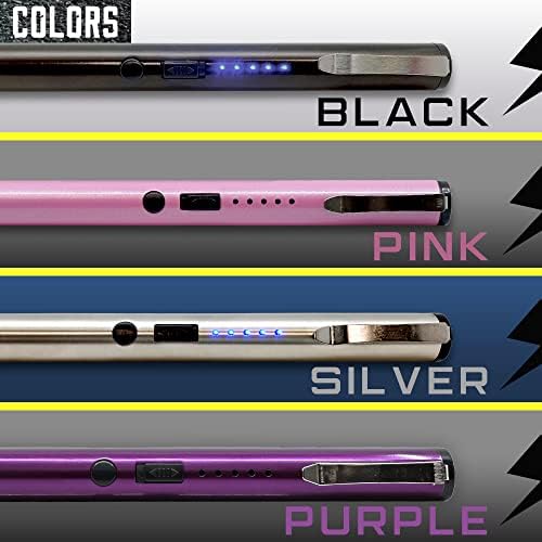 Streetwise Pain Pen 25,000,000 Stun Gun for Self Defense - Tactical Stun Pen for Women and Men, USB Rechargeable, Battery Indicator, Durable Clip, Compact and Concealable for Protection